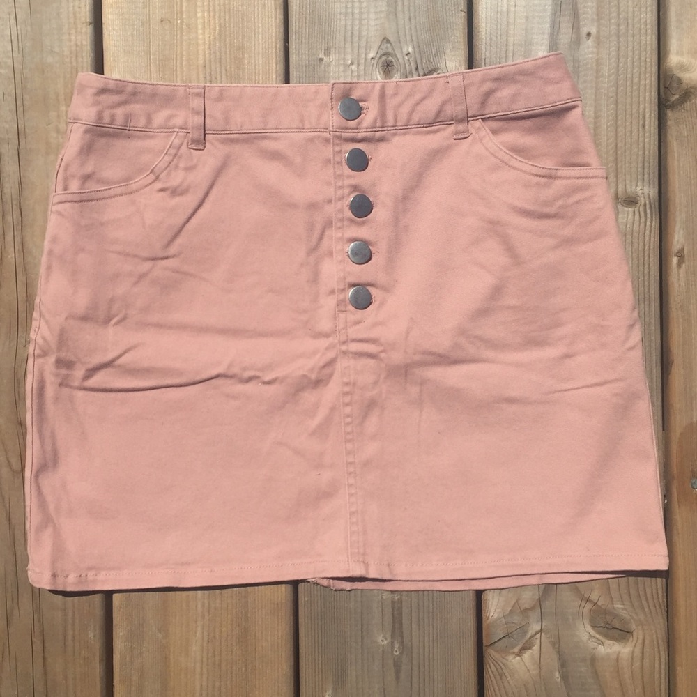 ☀️2 for 10☀️Forever 21 Light Pink Denim Skirt